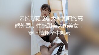   云长寻花赵总大神回归约高端外围，性感甜美大奶美女，穿上情趣学生制服