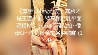 《重磅☛极品反_差》露脸才是王道！推_特高颜巨乳平面骚模MS_mean不雅私拍~像母G一样伺候金主各种啪啪 (14)