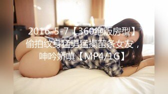 2016-5-7【360绝版房型】偷拍纹身猛男猛操苗条女友，呻吟娇嗔【MP4/1G】